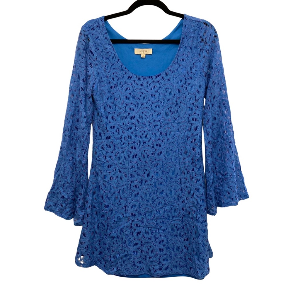 Umgee long sleeve lace mini dress